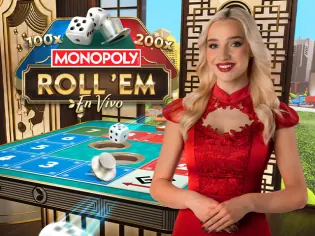 Vignette de MONOPOLY Roll 'em, table de casino en direct du lobby Lolly Bet
