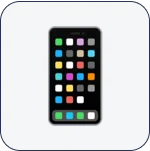 Tuile Lolly bet app du lobby : un smartphone